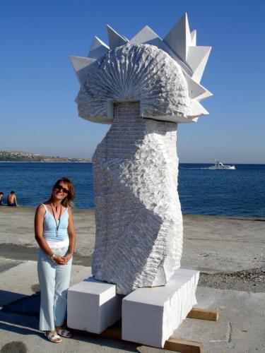 Sun Flower,2003,220x120x100cm