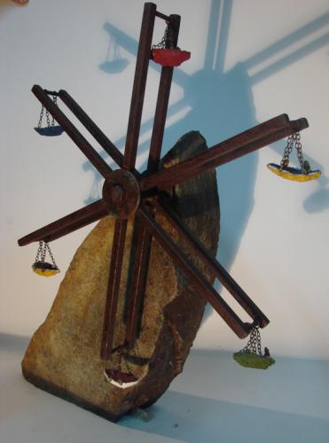 Çarkı Devran,2009,50x50x15cm