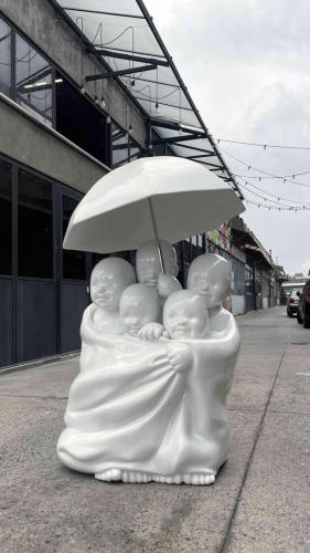 GÜNEŞİ BEKLEYENLER,2024,155x70x80cm